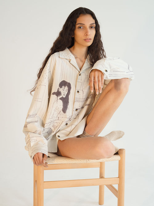 Kristina Tuzova DRAWING SHIRTS -WOMAN- | Cycle by myob